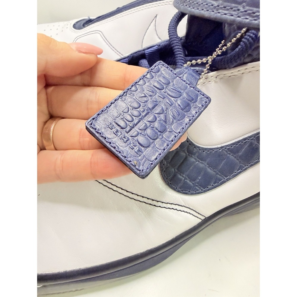 Nike Air Force 25 Supreme Crocodile Navy White 315015-942 Size 15.5 Rare Vintage - Picture 8 of 14